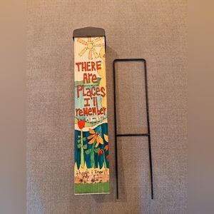 Studio M Art Pole, PVC Weather Resistant. Outdoor Decor for Gardens, Beatles